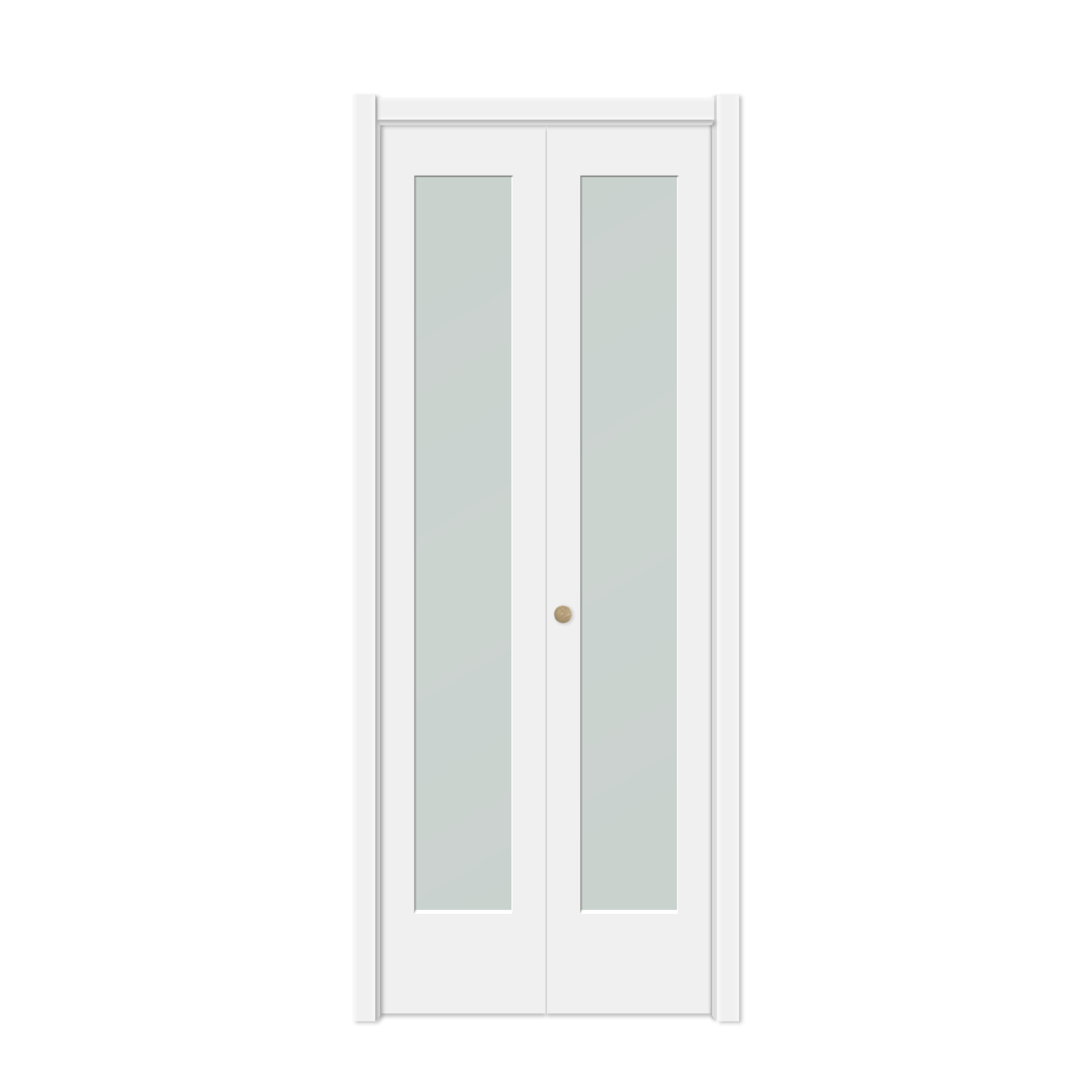 Fiberglass 6 Lite Frosted with Panel Entry Door