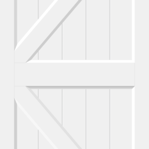 Molded K Type Barn Door