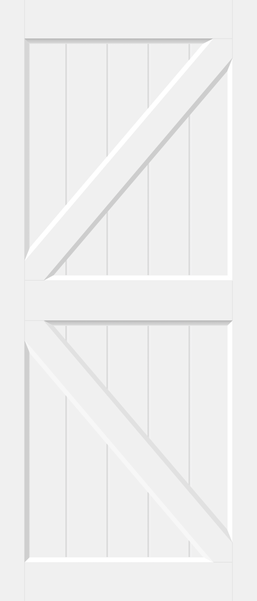 Fiberglass 6 Lite Frosted with Panel Entry Door
